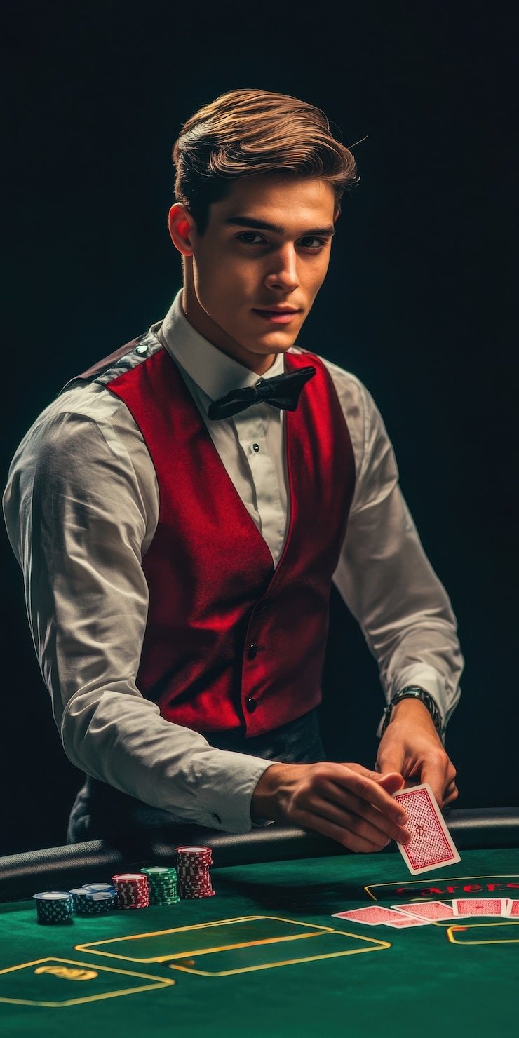 Ilustrasi pengamanan data pribadi pengguna live casino menggunakan teknologi enkripsi